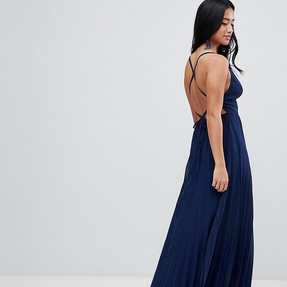 ASOS Dresses & Skirts - ASOS DESIGN Petite Cami pleated maxi dress